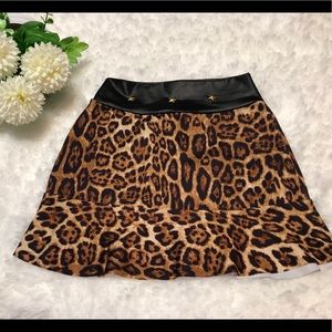 Leopard print adorable skirt sz 4